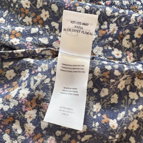 RAILS • Zana Dress in Blue Floral Ditsy - Picture 11 of 15